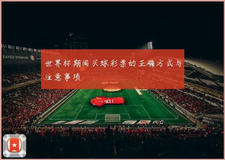 世界杯期间买球彩票的正确方式与注意事项